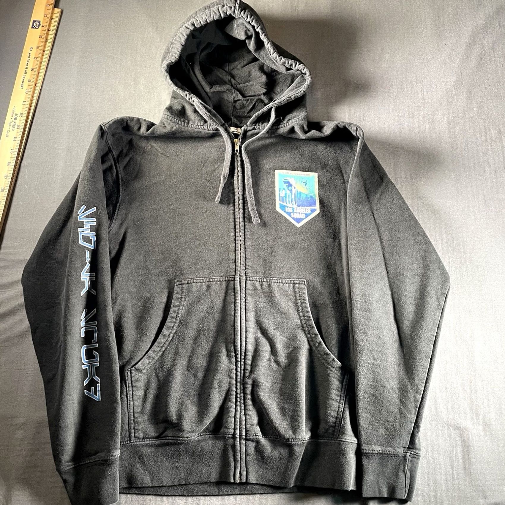 Vintage 501st Legion Hoodie Mens Small Zip Up Black AT AT LA Squad Souther California Garrison Full Zip Size US S / EU 44-46 / 1 - 5 Thumbnail