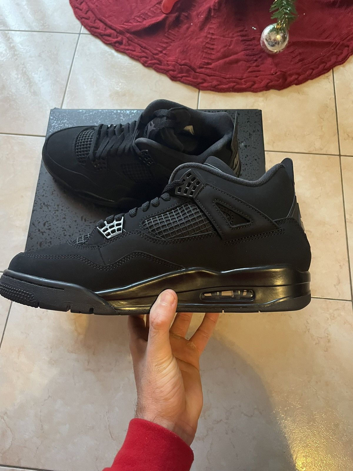 Jordan Brand Nike Air Jordan 4 Black cat 44 Size US 10 / EU 43 - 4 Thumbnail