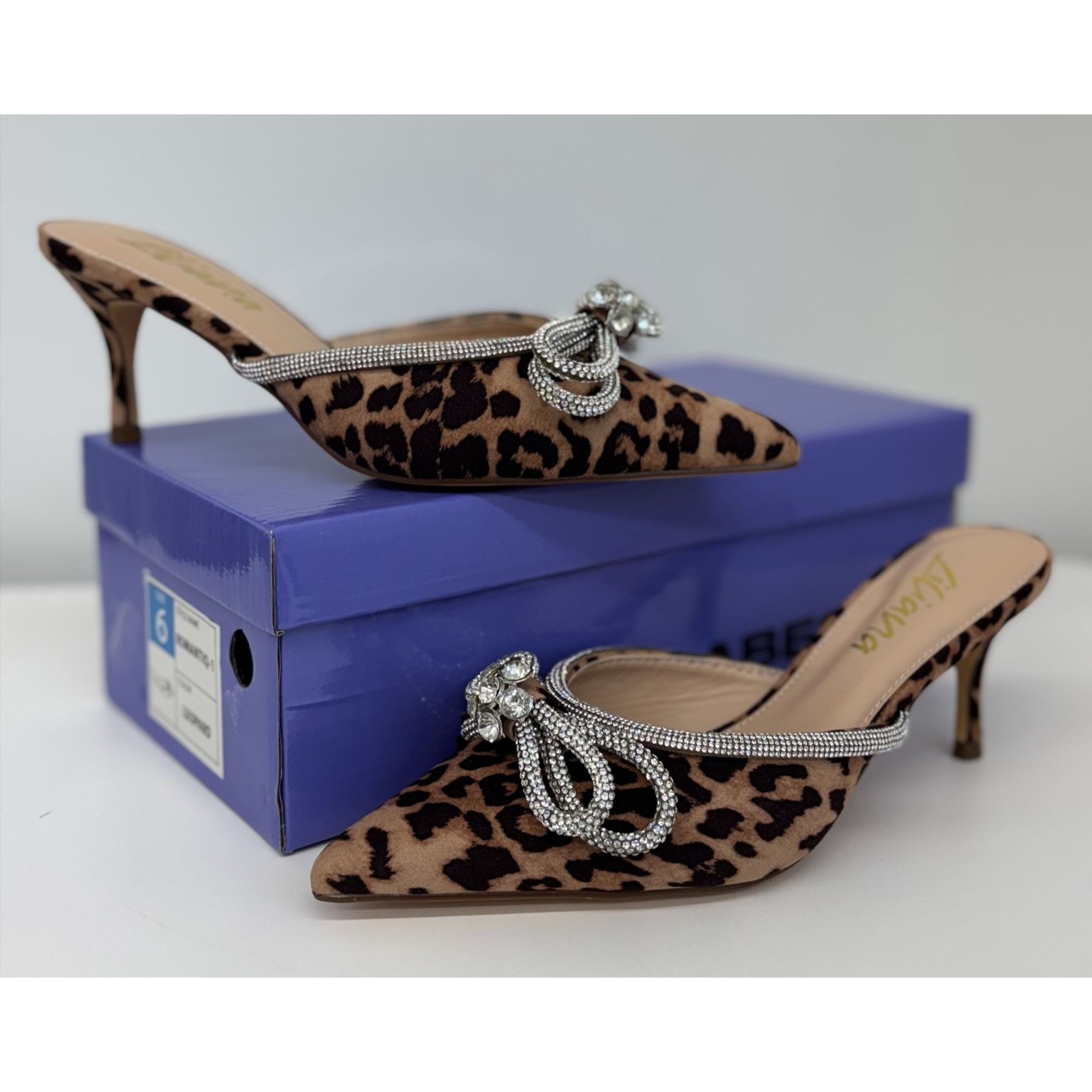 Other LILIANA / Romantic-1 Leopard Print / Pointed Toe Mules With Size US 9 / IT 39 - 9 Thumbnail