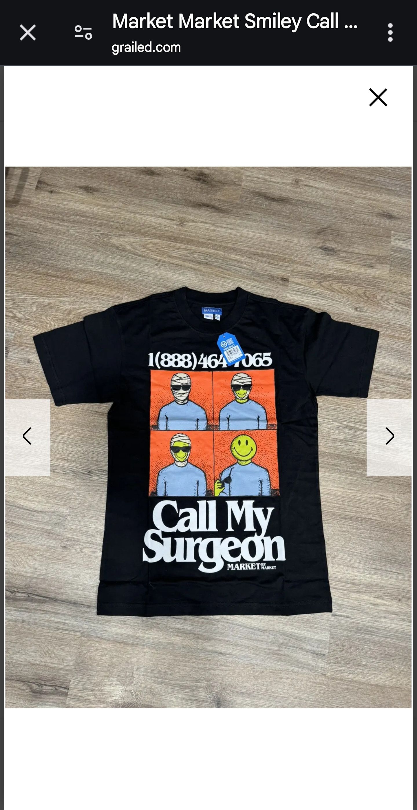 Market Smiley Call My Surgeon Size US M / EU 48-50 / 2 - 1 Thumbnail