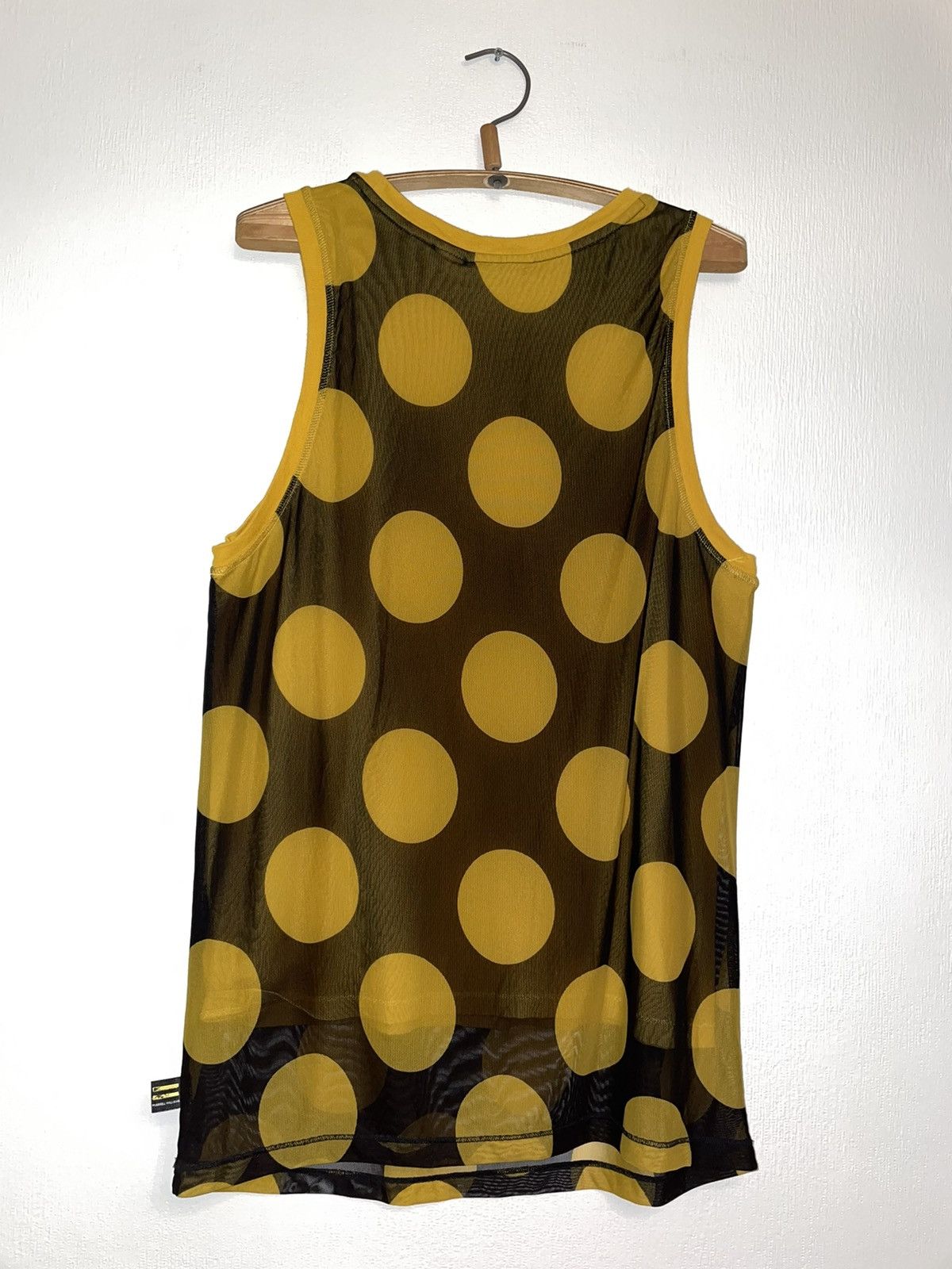 Adidas × Pharrell PHARRELL WILLIAMS Trefoil Polka Dot Sleeveless Dress Top Tank T-Shirt M Size S / US 4 / IT 40 - 15 Thumbnail