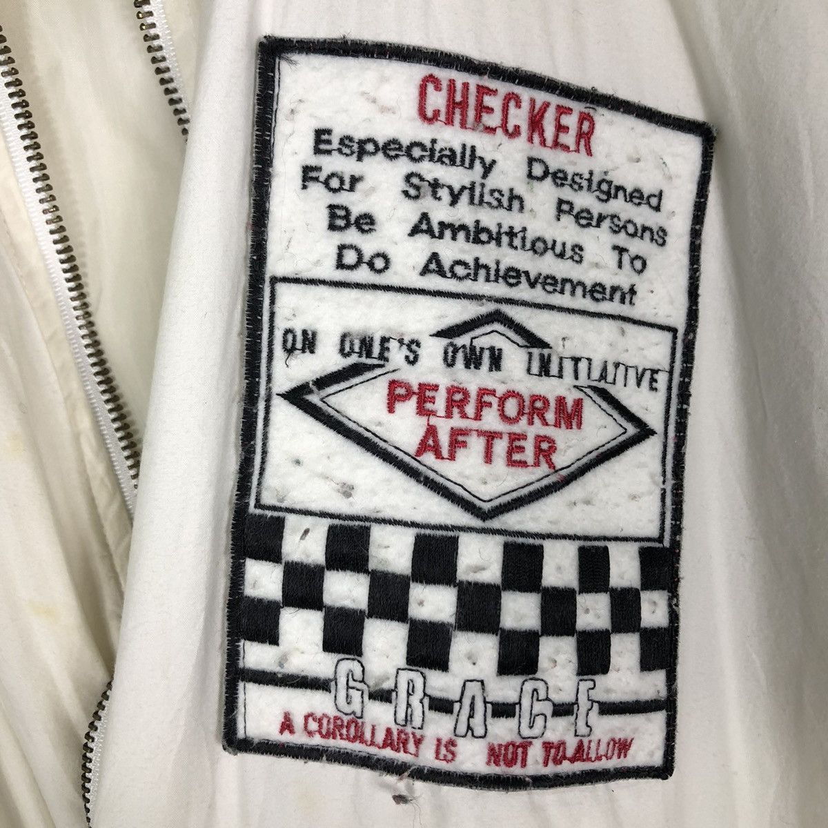 Japanese Brand 🔥VINTAGE BOMBER JACKET BIKER NORTH BOUND EXPRESS Size US M / EU 48-50 / 2 - 18 Thumbnail