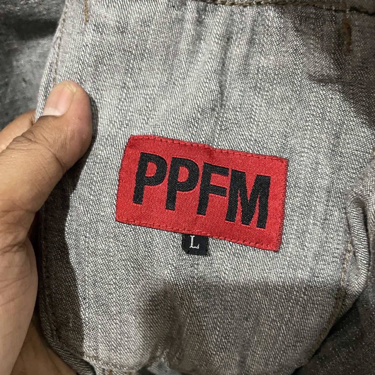 PPFM Vintage 90s PPFM Ch!c Sediotinaries Skulls Denim Jacket Size US M / EU 48-50 / 2 - 7 Thumbnail