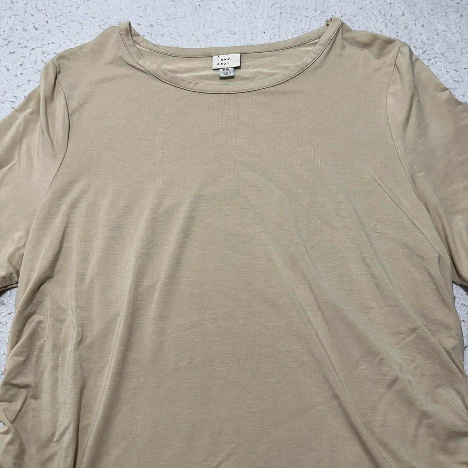 Other A New Day XXL Maternity Pullover T Shirt Tan Beige Tee Size XXL / US 16-18 / IT 52-54 - 2 Thumbnail