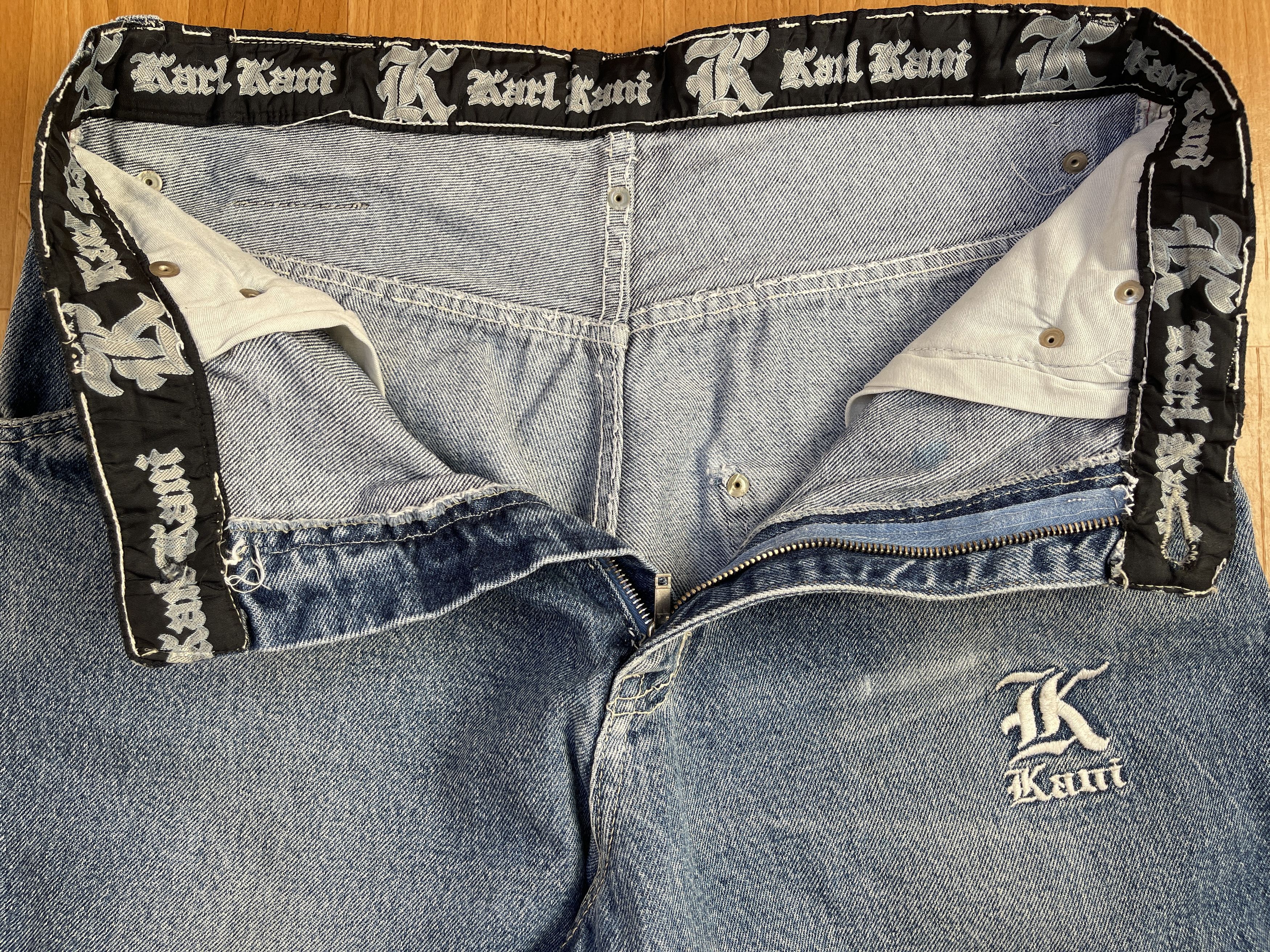 Karl Kani KARL KANI jeans, baggy, vintage Kani jeans, 90s hip hop W 34 Size US 34 / EU 50 - 8 Thumbnail