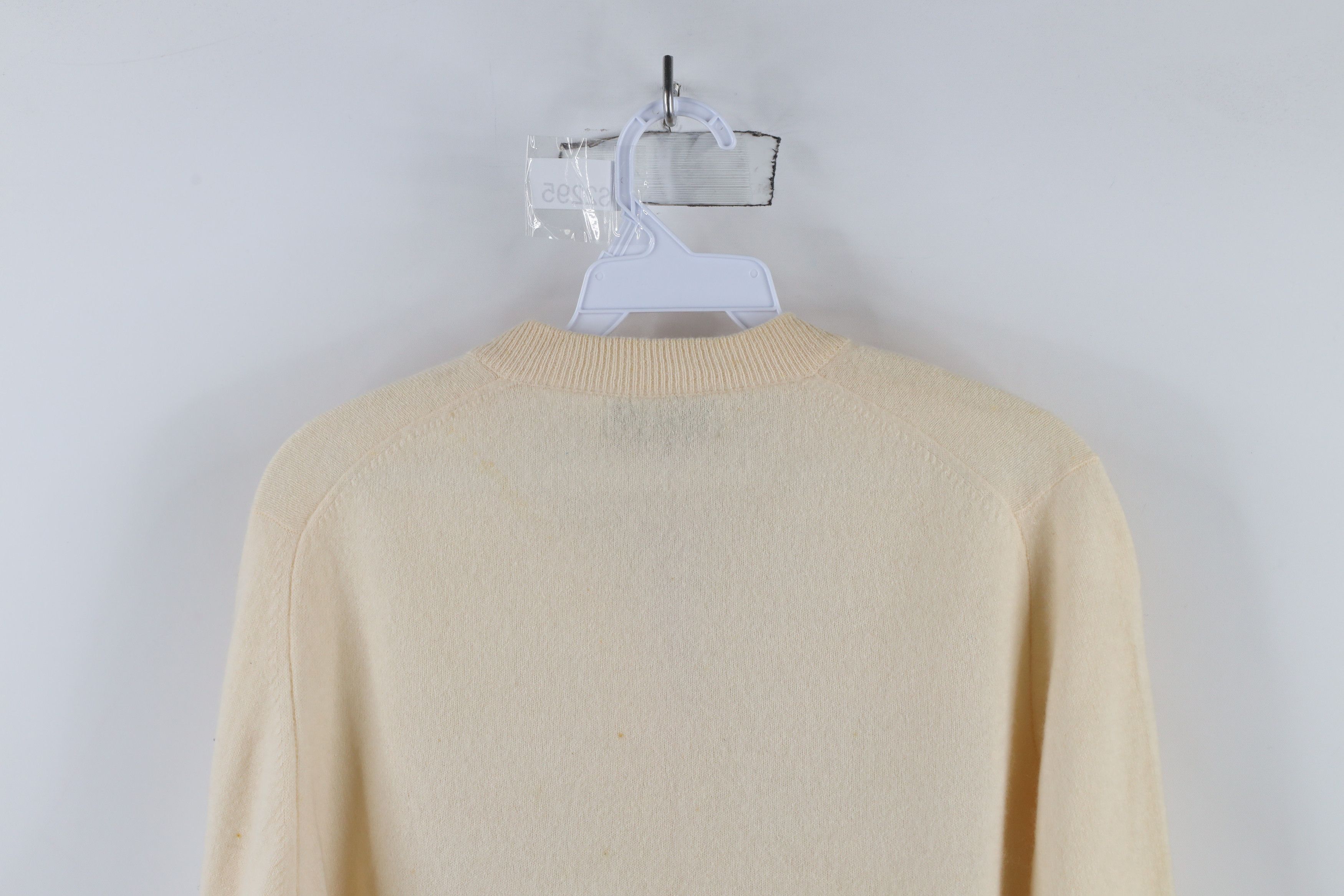 Vintage Vintage 50s Bernhard Altmann Knit Cardigan Sweater Beige Size S / US 4 / IT 40 - 13 Thumbnail