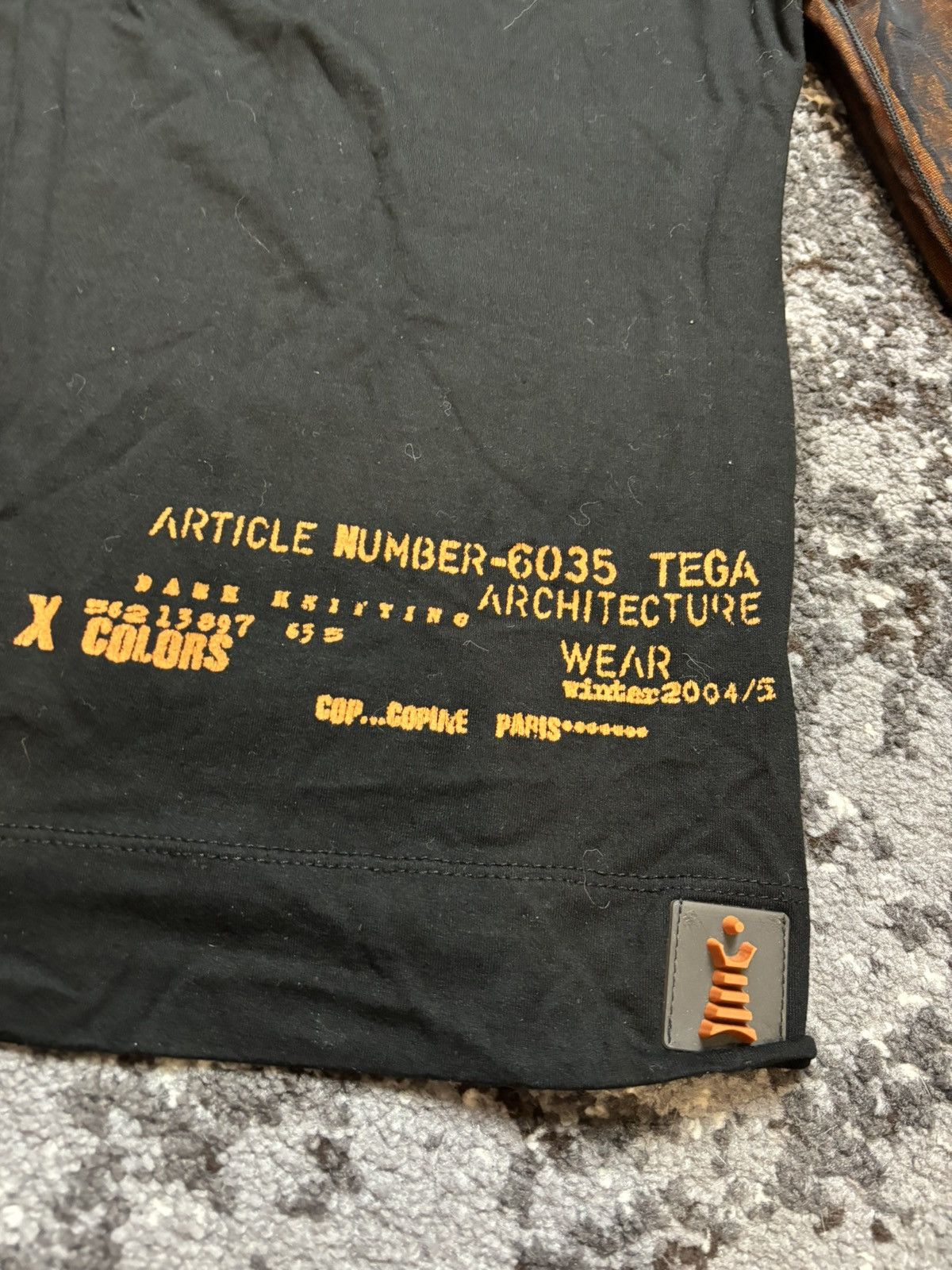 Designer × Japanese Brand 90s archive cop copine jumper top the coolest black orange Size S / US 4 / IT 40 - 7 Thumbnail