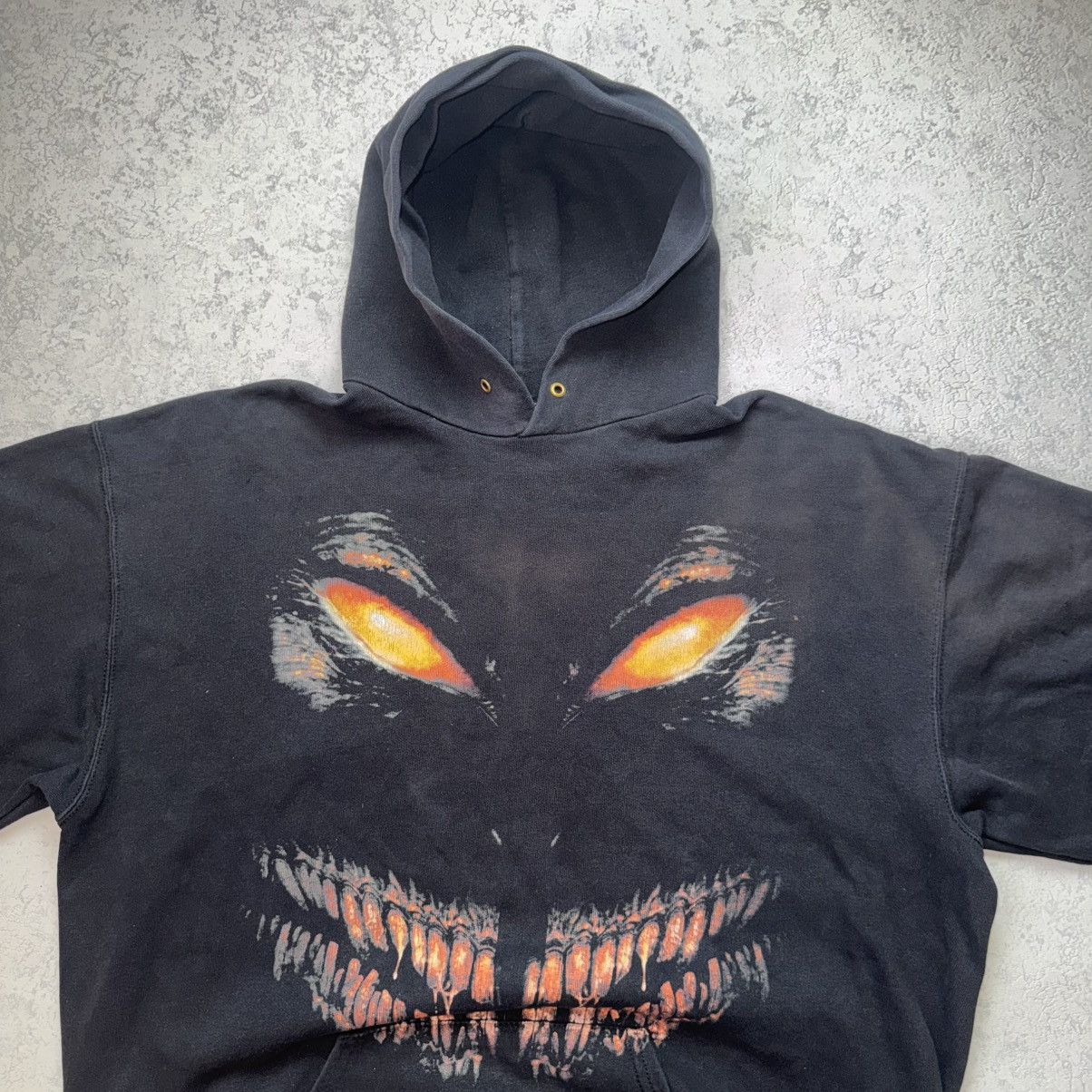 Band Tees Vintage Band Disturbed Distressed Devil Face Hoodie Size US XL / EU 56 / 4 - 2 Thumbnail
