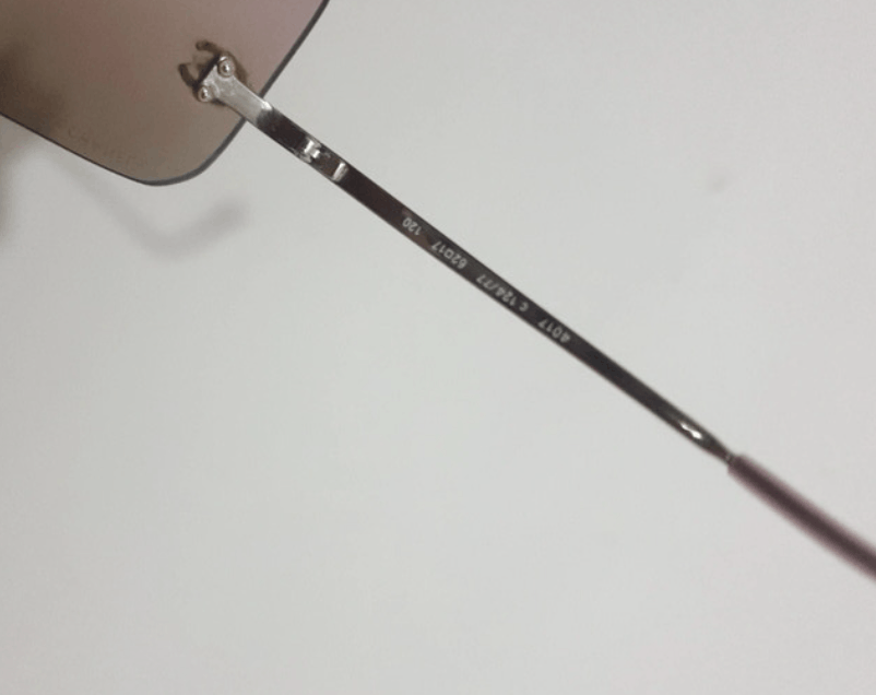 Chanel Chanel Sunglasses 4017 Rhinestone Rimless Vintage CC Logo Size ONE SIZE - 9 Thumbnail