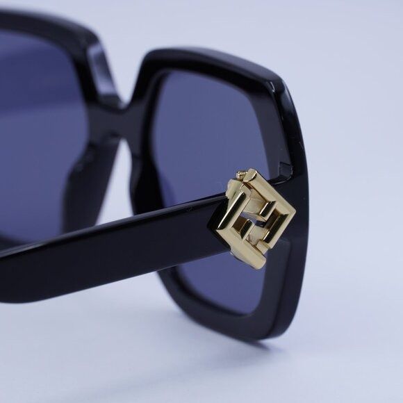 Fendi 🕶️ New Fendi FE40139F 01V Sunglasses - Shiny Black Frame Size ONE SIZE - 6 Thumbnail