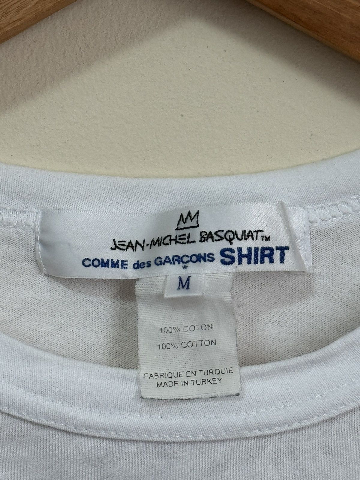 Comme des Garcons Comme des Garcons Jean Michel Basquiat Printed Logo T Shirt Size US M / EU 48-50 / 2 - 7 Thumbnail