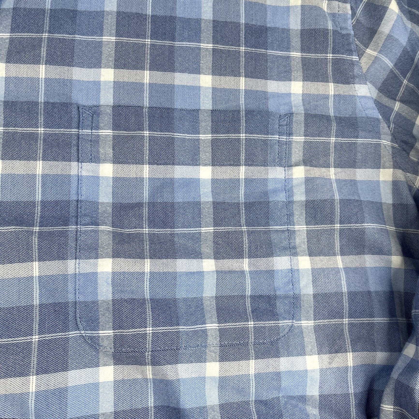 Tommy Hilfiger Tommy Hilfiger Shirt Blue Plaid Button-Up Long Sleeve 2XL Mens Regular Cotton Stretch Casual Size US XXL / EU 58 / 5 - 3 Thumbnail