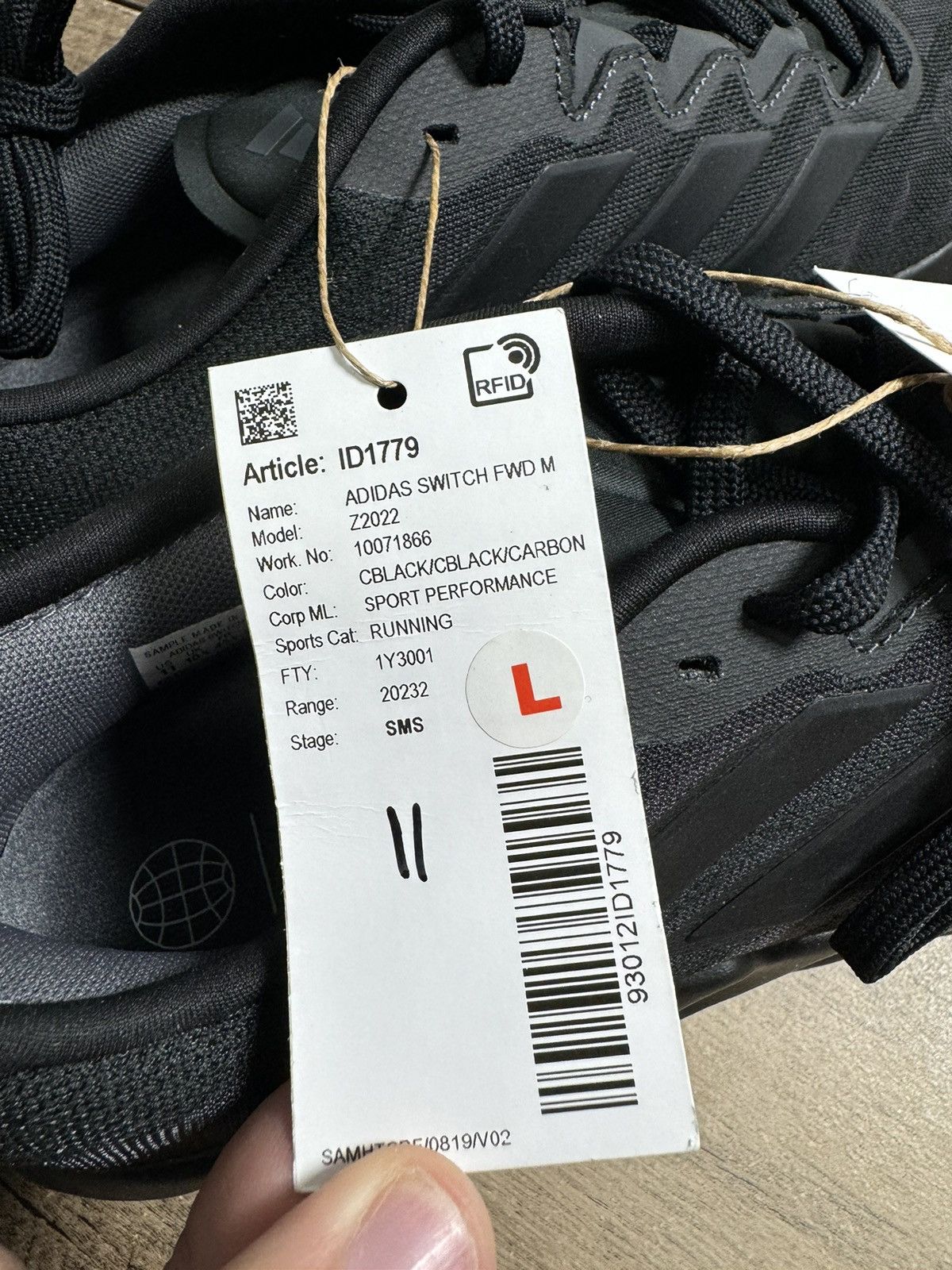 Adidas SAMPLE Adidas Switch FWD 'Black Carbon Men's New Size 11 New Size US 11 / EU 44 - 7 Thumbnail