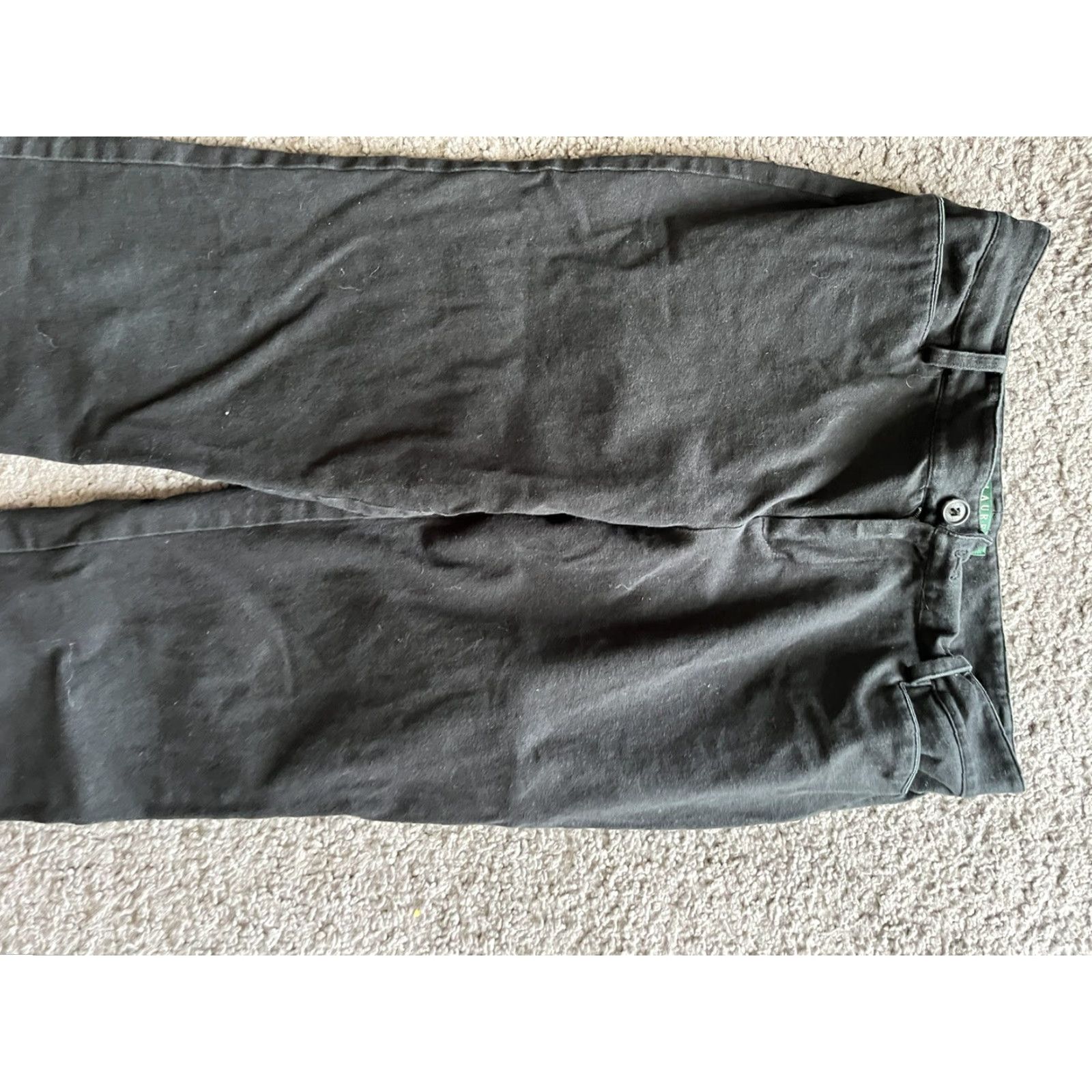 Ralph Lauren Lauren Ralph Lauren Great Plains Women's 6P Petite Black Solid Cropped Pants Size 28" / US 6 / IT 42 - 2 Thumbnail