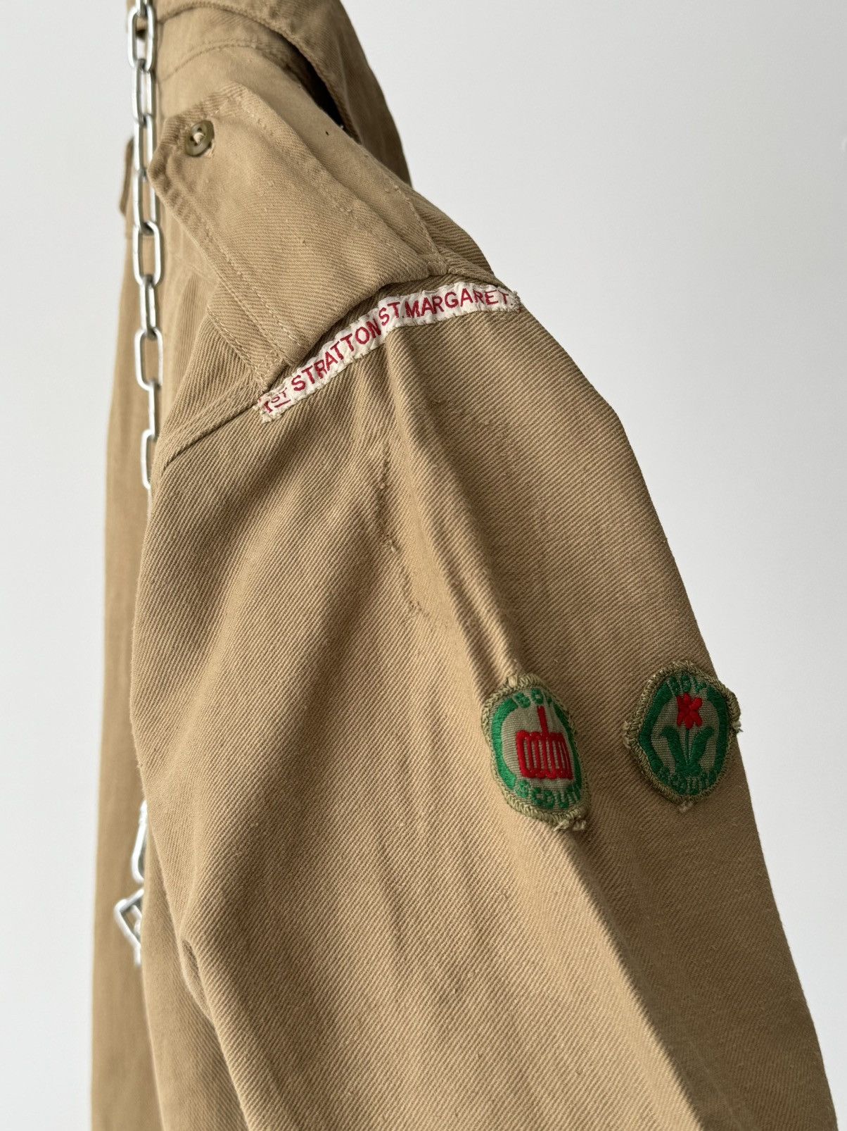Vintage Original 1940s British Boy Scouts ‘Bukta’ Shirt Size US S / EU 44-46 / 1 - 5 Thumbnail