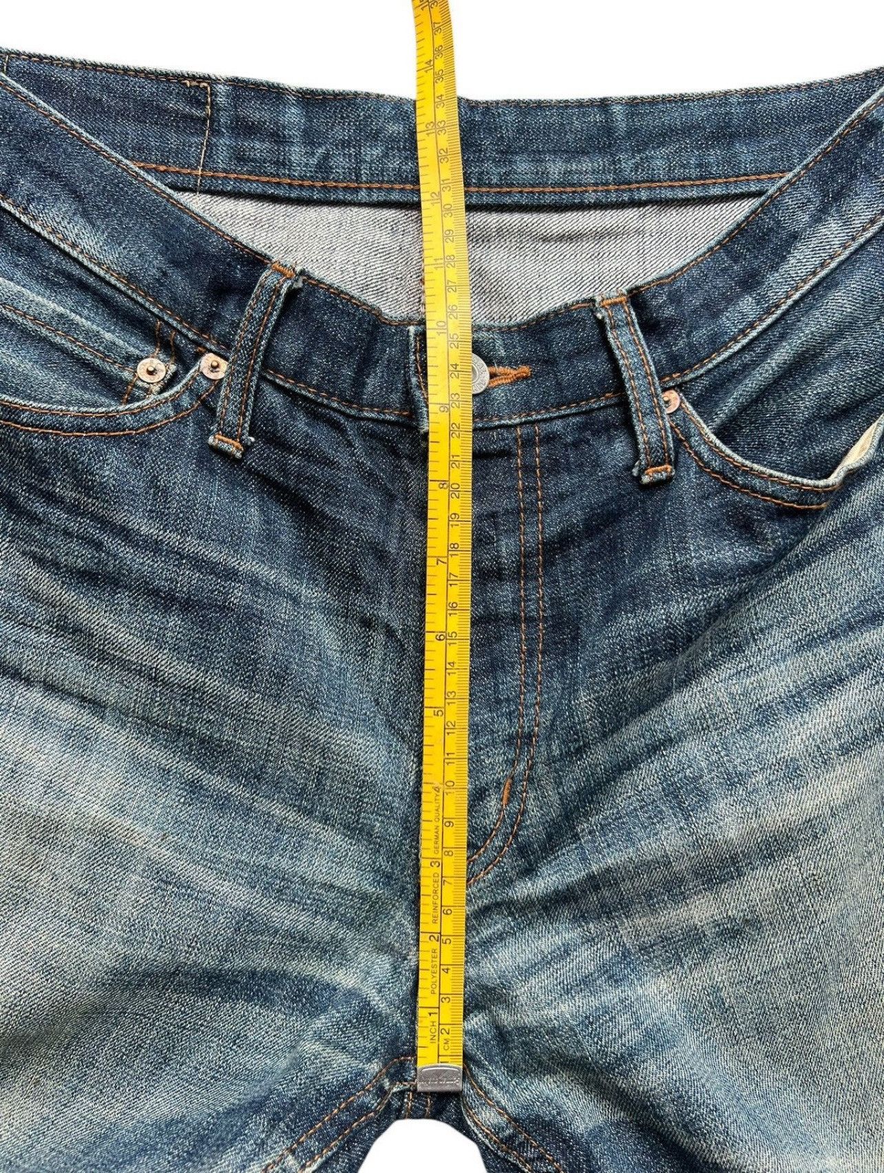 Johnbull Vintage John Bull Japan Distressed Denim Jeans 31x30 Size US 31 - 13 Thumbnail