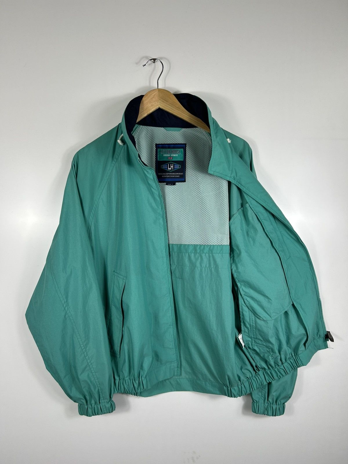 Versus × Vintage ⚡️Vintage Leyton House Zipper Bomber Jacket Size US L / EU 52-54 / 3 - 9 Thumbnail