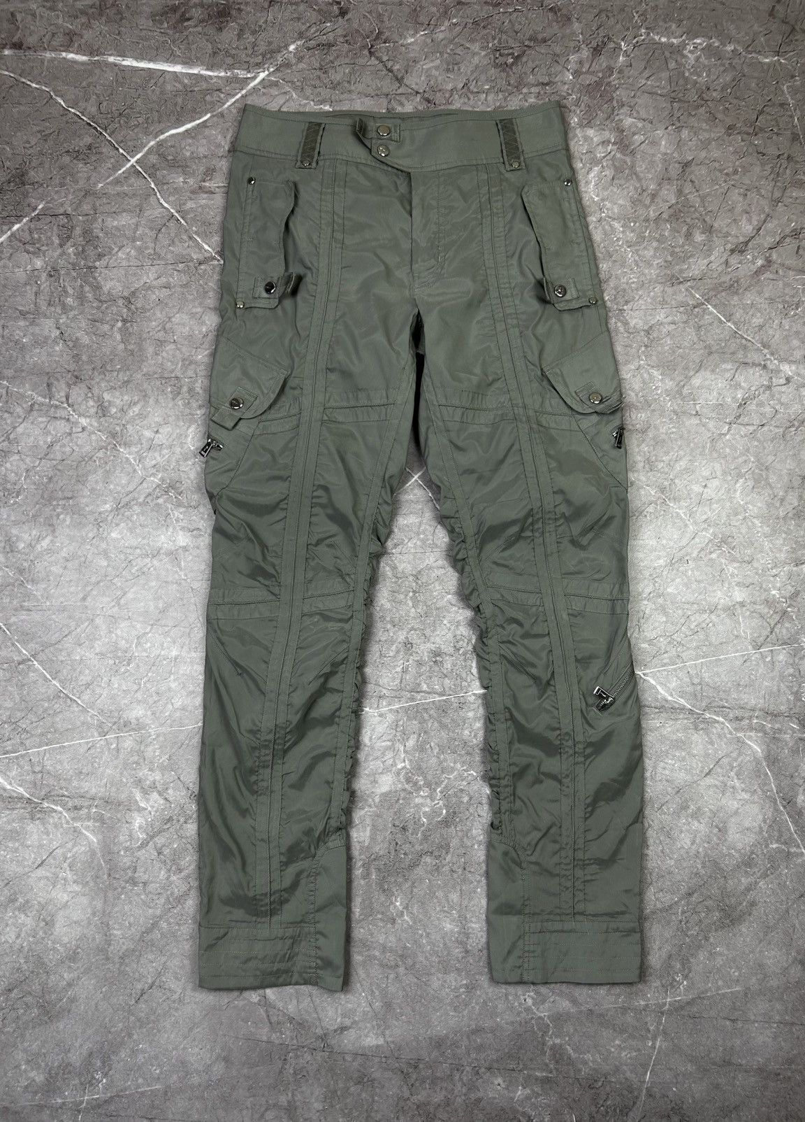 Polo Ralph Lauren Gray Multipocket Cargo Pants Women's