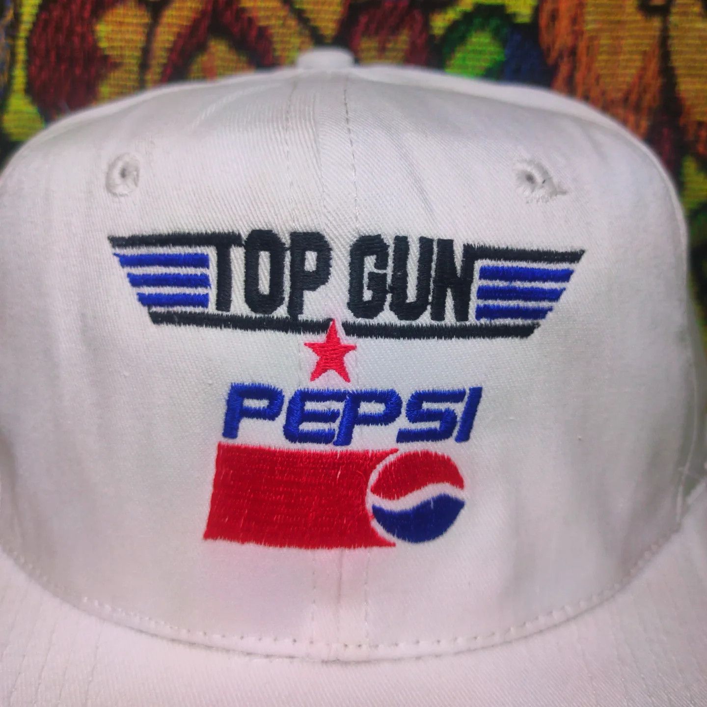 Pepsi × Vintage Top Gun Pepsi Hat Size ONE SIZE - 2 Thumbnail