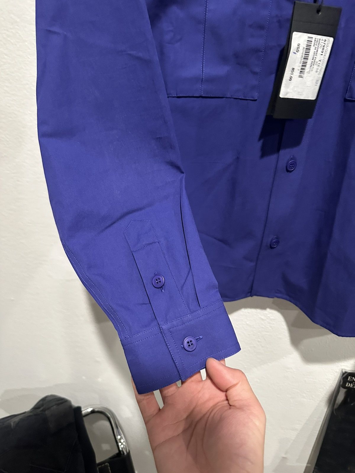 Saint Laurent Paris $850 BNWT Cotton Twill Overshirt 39 Size US M / EU 48-50 / 2 - 3 Thumbnail