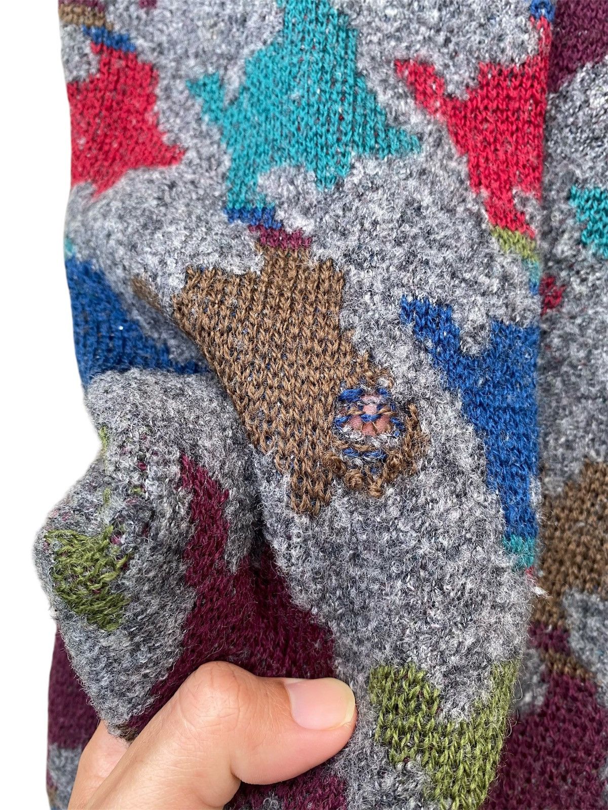 Designer × Missoni Vintage Missoni Floral Pattern Knit Sweater Size US M / EU 48-50 / 2 - 8 Thumbnail
