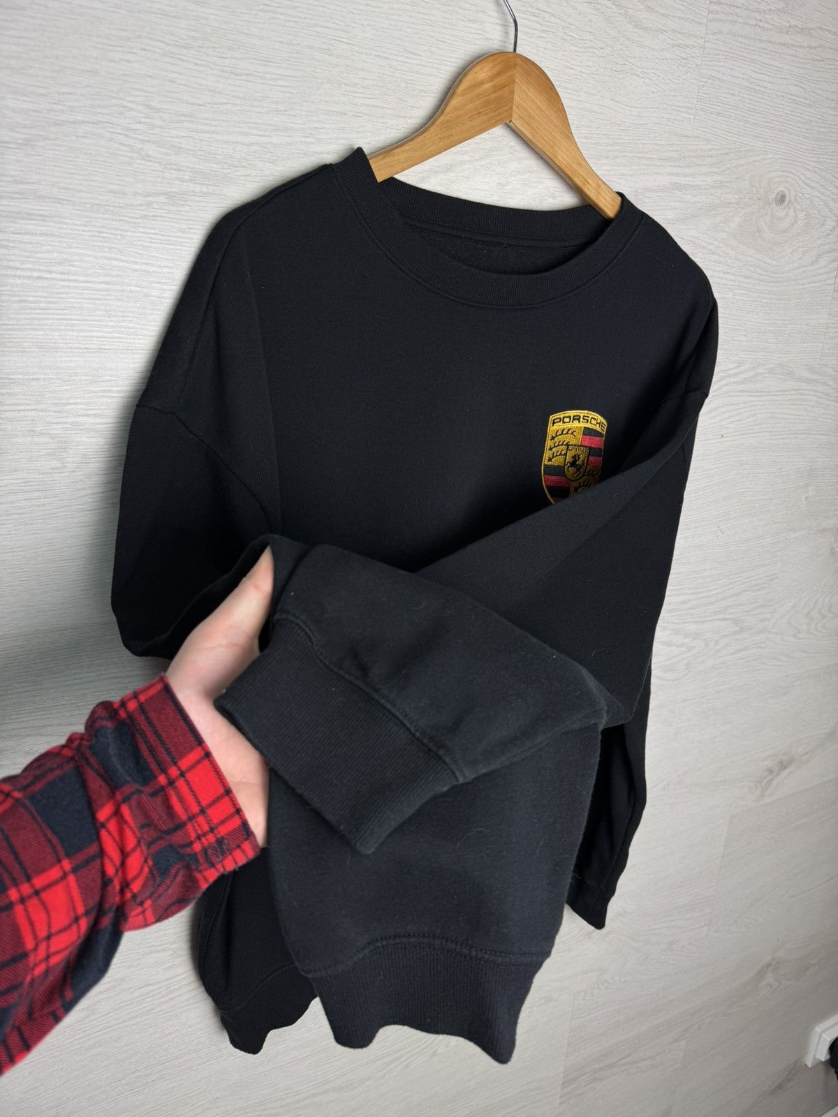 Vintage Vintage Porsche Logo Sweatshirt Racing Size US XL / EU 56 / 4 - 8 Thumbnail