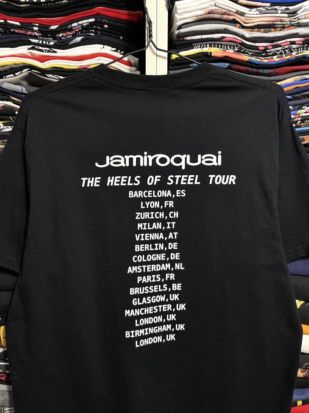 Band Tees Jamiroquai The Heels Of Steel Tour Funk Acid Band T-Shirt Size US L / EU 52-54 / 3 - 9 Thumbnail