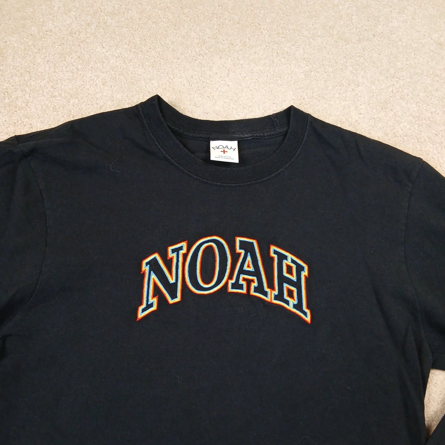 Noah Noah NYC T Shirt Mens Medium Black Long Sleeve Spellout Size US M / EU 48-50 / 2 - 2 Thumbnail