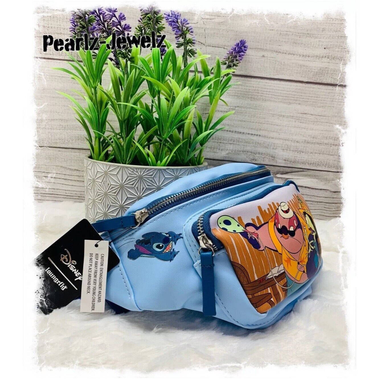 Disney Loungefly Disney Lilo & Stitch Badness Level Fanny Pack BoxL Size ONE SIZE - 2 Thumbnail