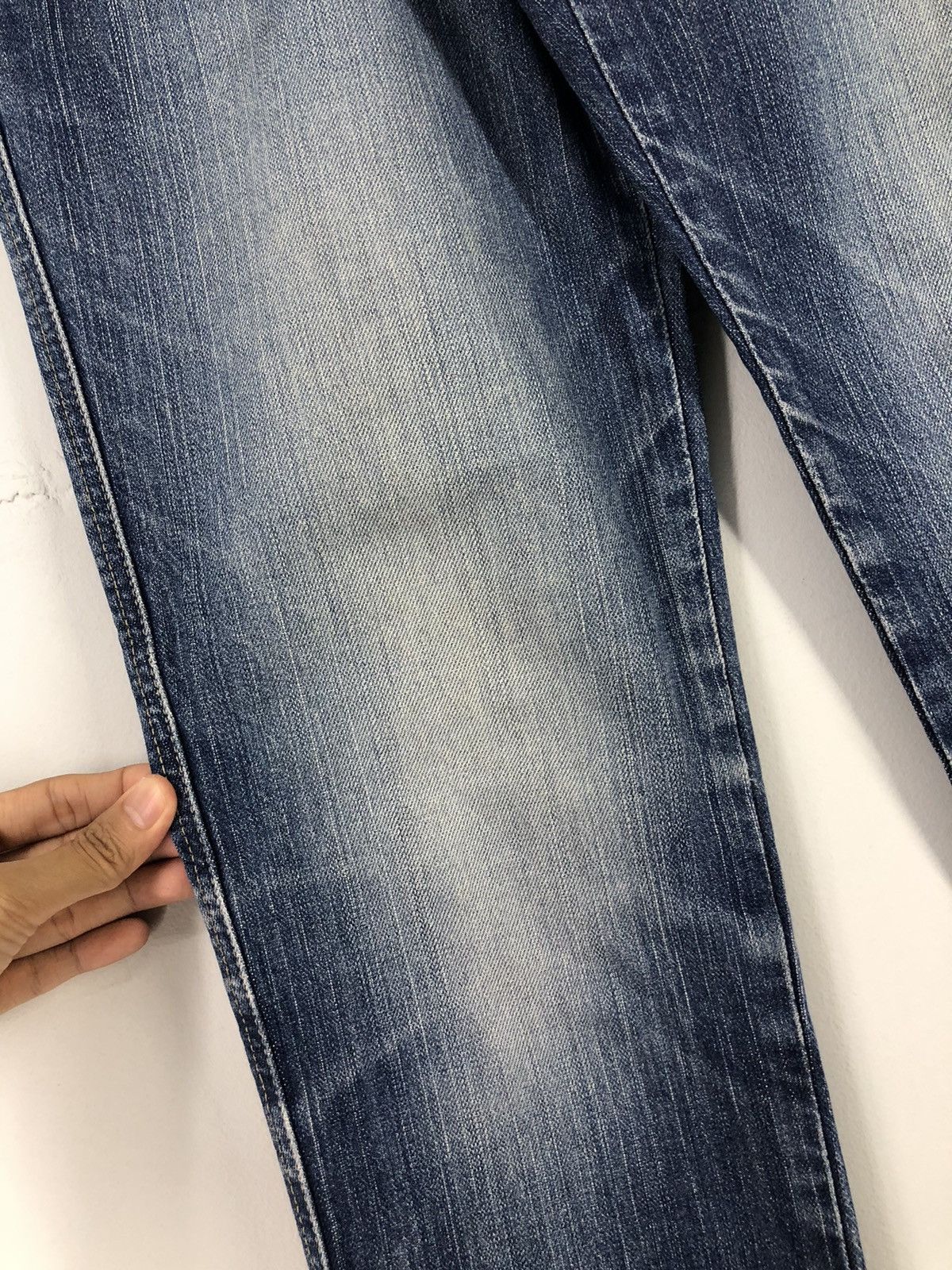 Edwin × Vintage Vintage Edwin Distressed Faded Blue Jeans Size US 28 / EU 44 - 10 Thumbnail
