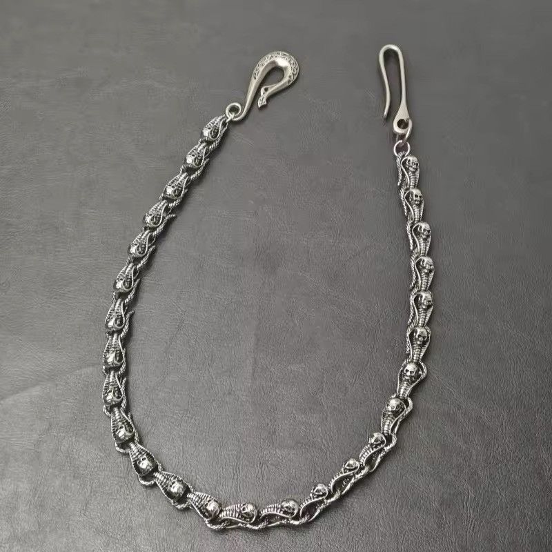 Vintage Vintage Skeleton Jeans Chain Size ONE SIZE - 2 Thumbnail