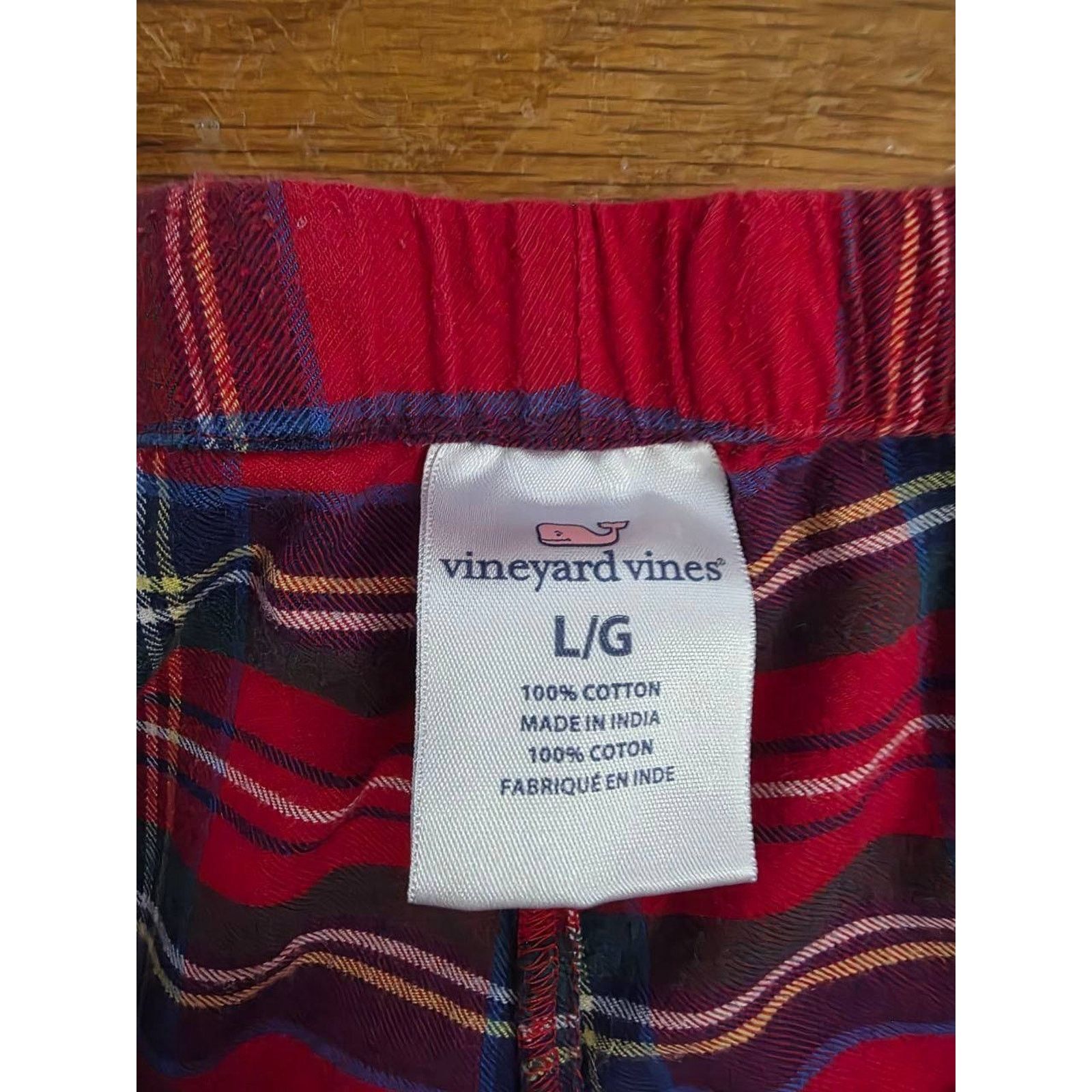 Vineyard Vines Vineyard Vines cotton Christmas pajama Pants Red L A001541 Size US 34 / EU 50 - 5 Thumbnail