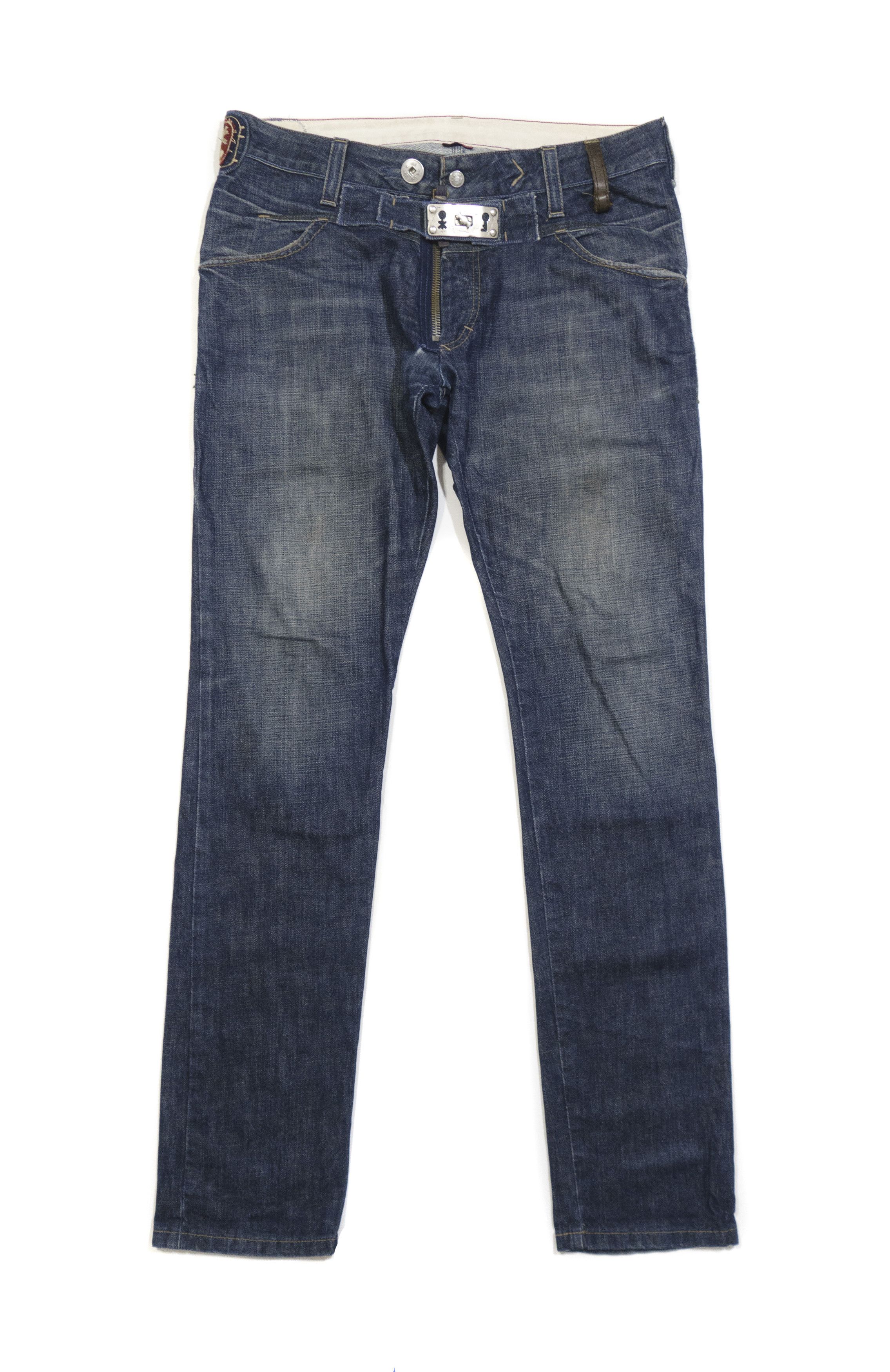 Marithe + Francois Girbaud 00S Y2K Locker Jeans Size US 34 / EU 50 - 1 Thumbnail