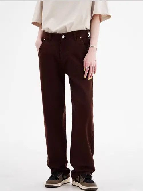 Japanese Brand Asaoka x Asuka Brown High Street Vintage Loose Fit Jeans Size US 32 / EU 48 - 5 Thumbnail