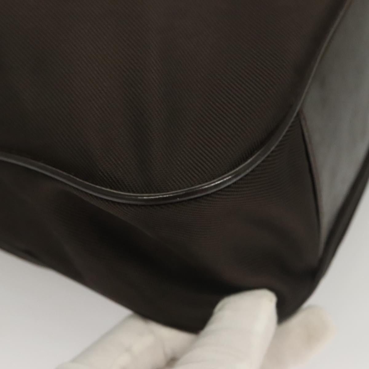 Gucci GUCCI Bamboo Hand Bag Nylon Brown Silver 001 1553 001 1553 Size ONE SIZE - 11 Thumbnail