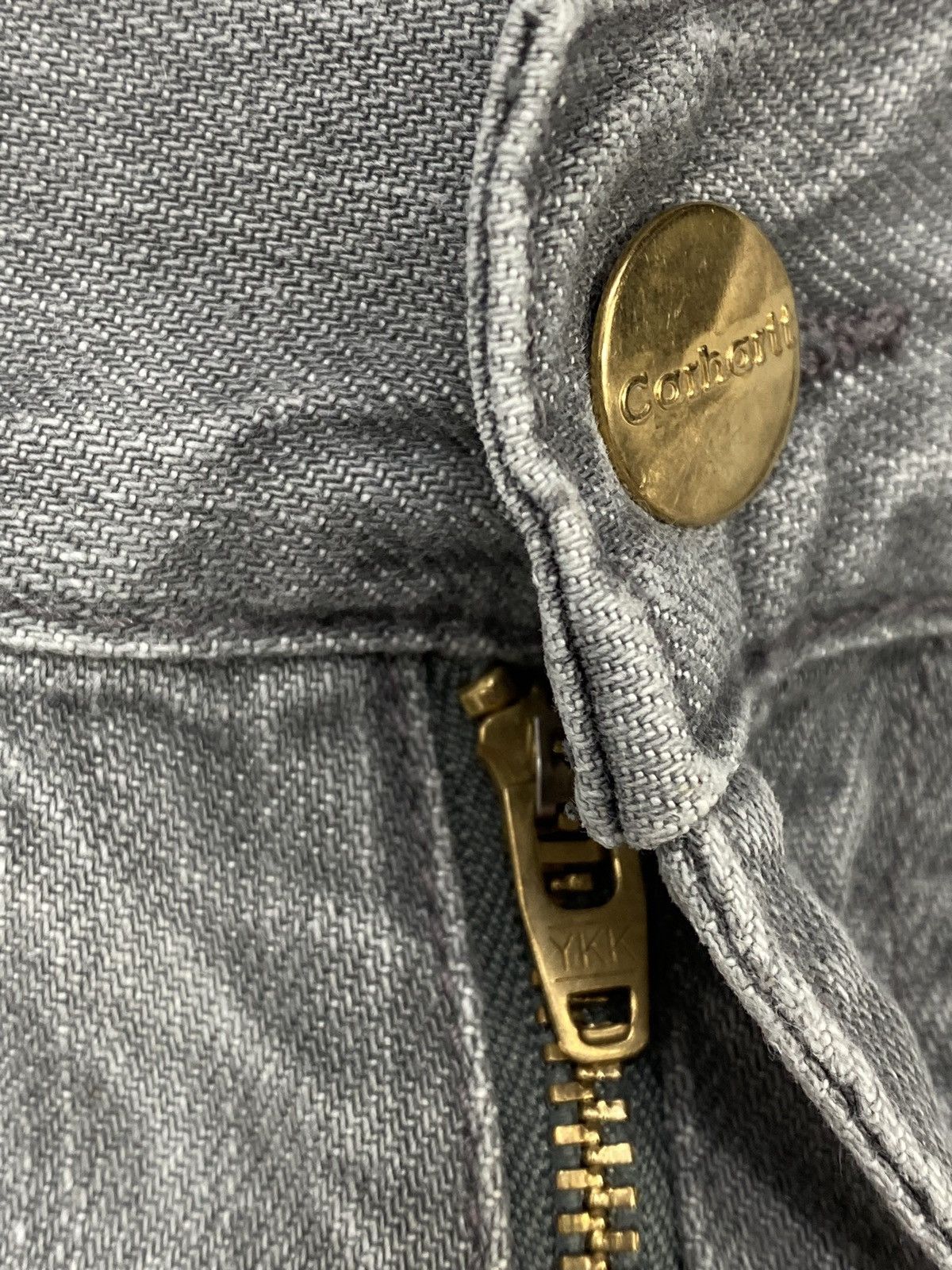 Carhartt 🔥LASTDROP🔥 Carhartt Stonewashed Gray Slim Shorts Denim Jeans Size US 33 - 7 Thumbnail