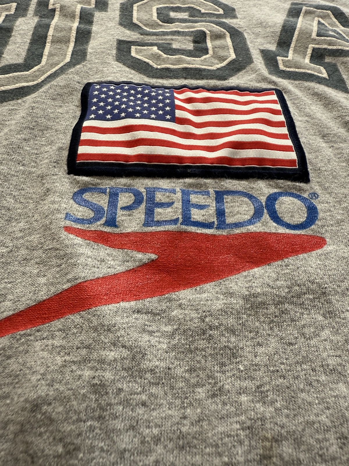 Speedo Vintage 90s Speedo USA Graphic Tee Size US XL / EU 56 / 4 - 6 Thumbnail