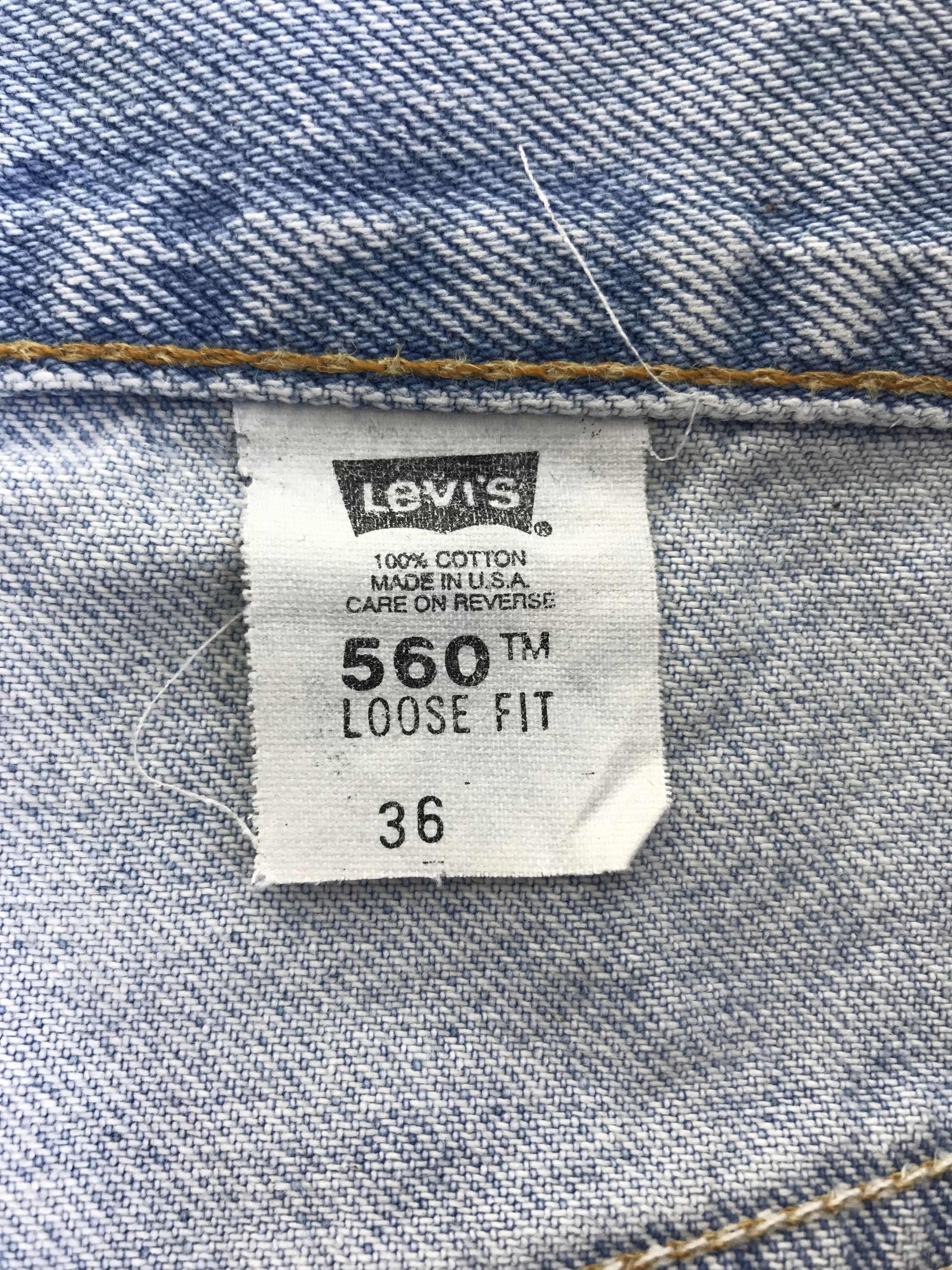 Levi's Vintage Levi's 560 Loose Fit Short Jeans Size US 36 / EU 52 - 6 Thumbnail