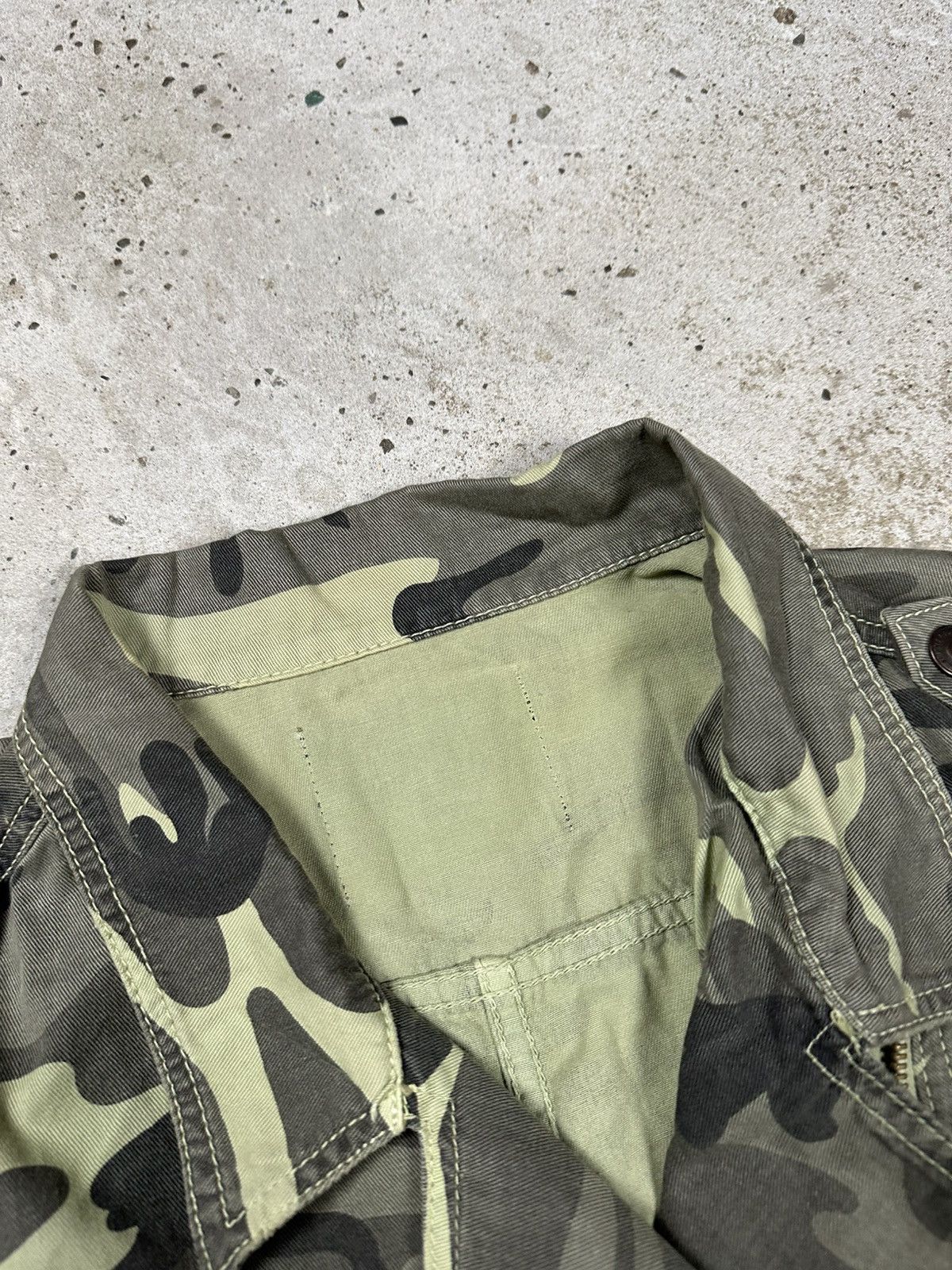 Other Vintage Y2K Camo Asymmetrical Moto Biker Reworked Jacket Size US S / EU 44-46 / 1 - 12 Thumbnail