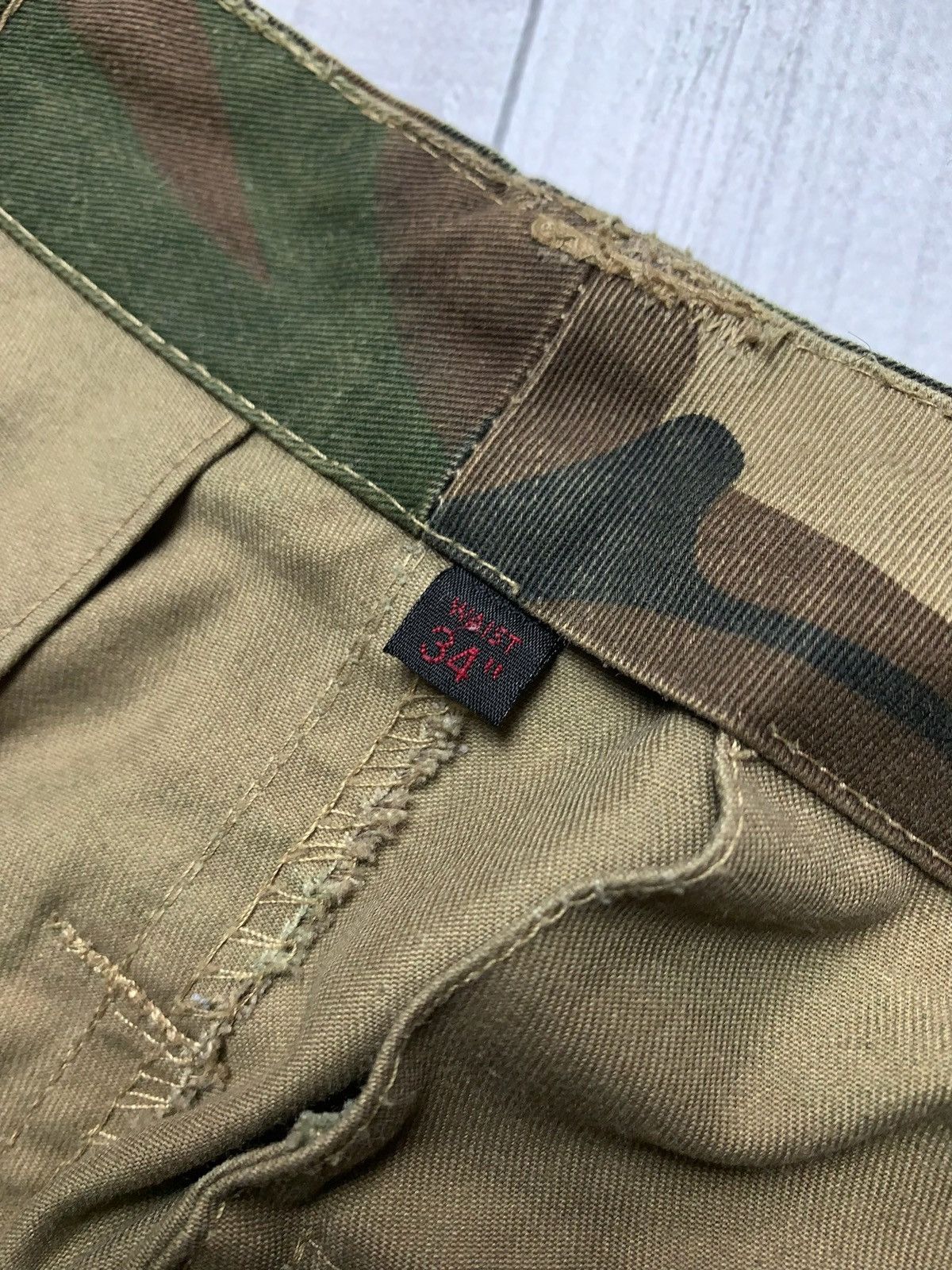 Dickies × Vintage Vintage Dickies camo pants Y2K work size 34 avante garde Size US 34 / EU 50 - 4 Thumbnail