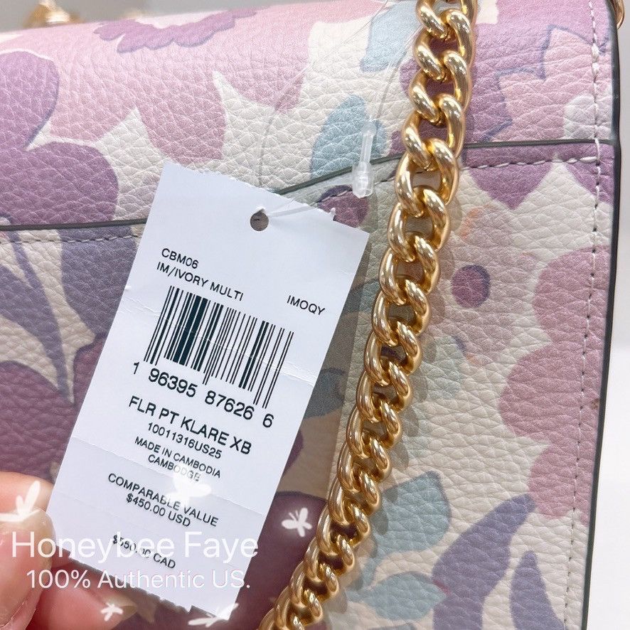 Coach Klare Crossbody Bag With Floral Print CBM06 Size ONE SIZE - 6 Thumbnail