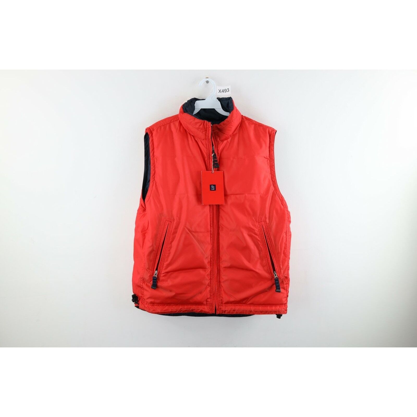 NOS 2000 Vintage Gap Down Insulated Reversible Puffer Vest - Outerwear