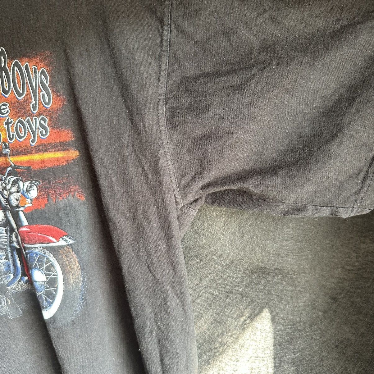 The Unbranded Brand RARE* Vintage Bad Ass Boys Have Bad Ass Toys USA Biker Shirt Size US XL / EU 56 / 4 - 5 Thumbnail