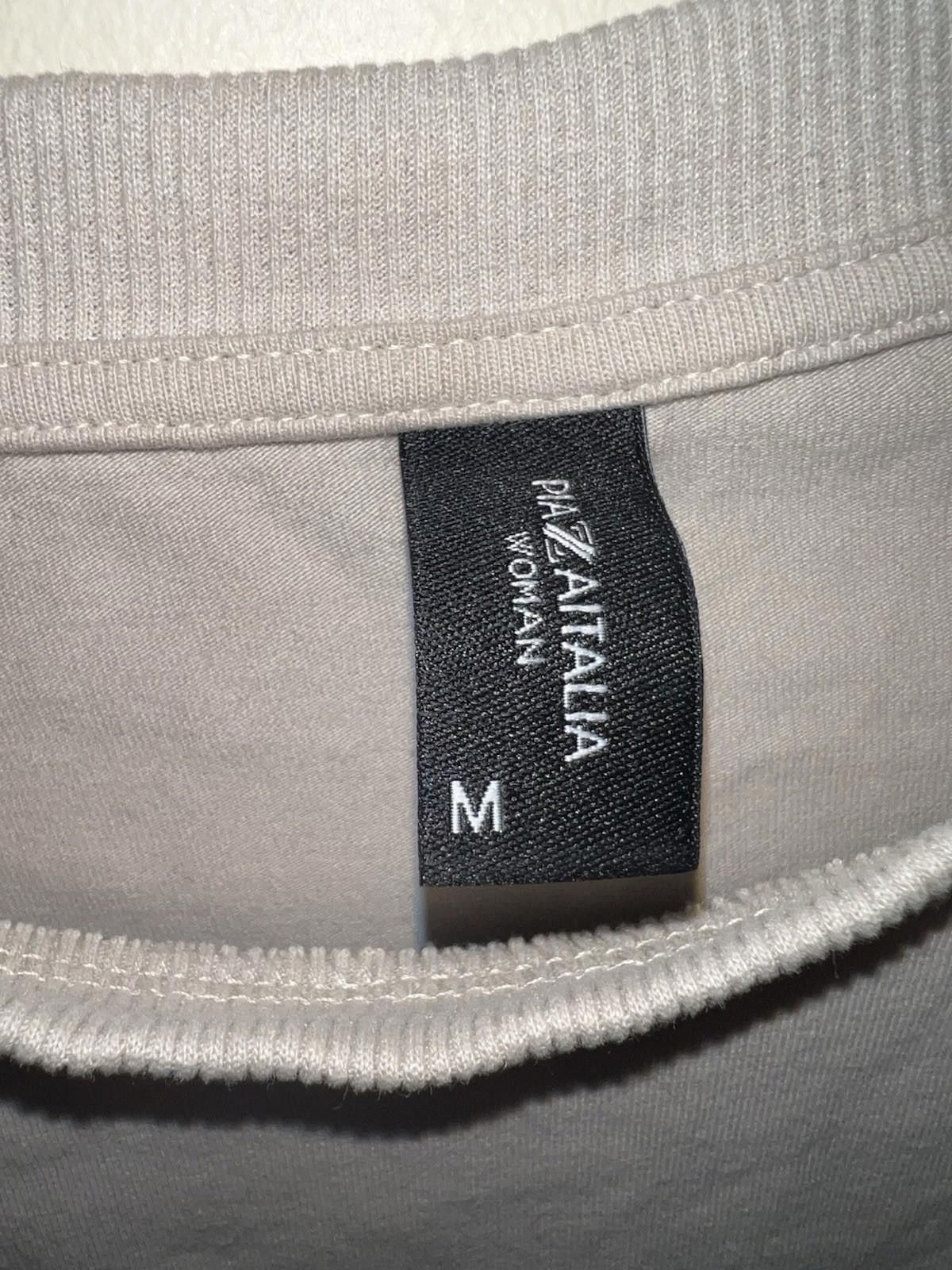 Other Piazaitalla Mind Body Soul Graphic Sweatshirt Women M Beige Size M / US 6-8 / IT 42-44 - 3 Thumbnail