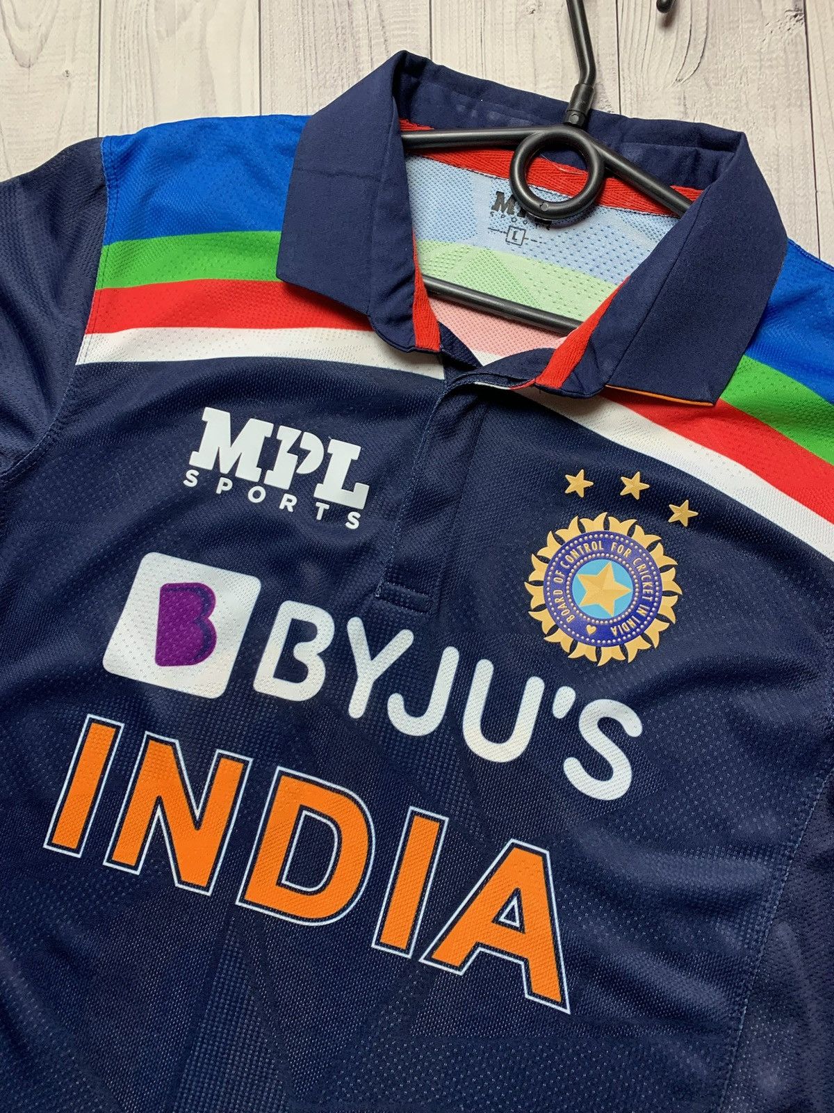 Vintage Vintage Cricket India jersey 18 Virat size L Size US L / EU 52-54 / 3 - 3 Thumbnail