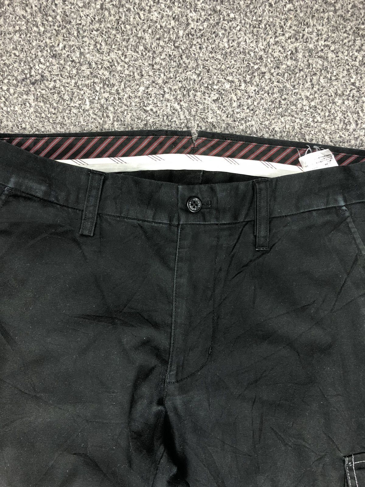 Carhartt × Vintage Japanese Brands Black Baggy Adidas Cargopants Size US 32 / EU 48 - 6 Thumbnail