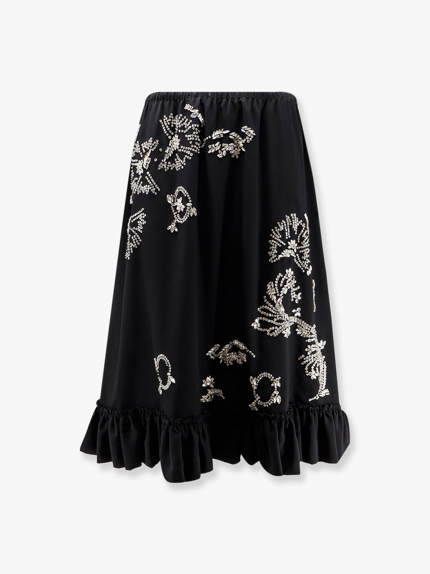 Dries Van Noten Samila Skirt With Rhinestones Size 28" / US 6 / IT 42 - 1 Thumbnail