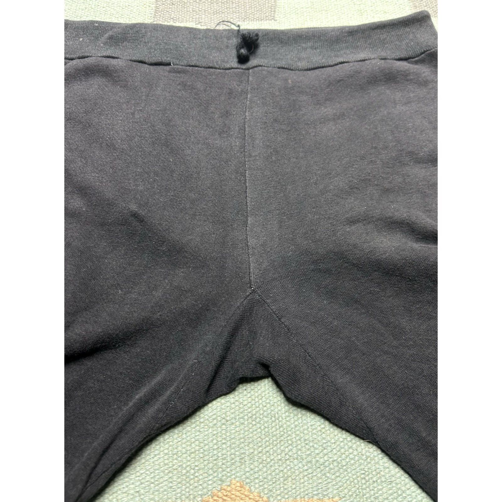 Vintage VINTAGE Sweatpants Pants Black XL Men’s 70s Grunge Goth Made in USA Track Gym Size US 36 / EU 52 - 7 Thumbnail