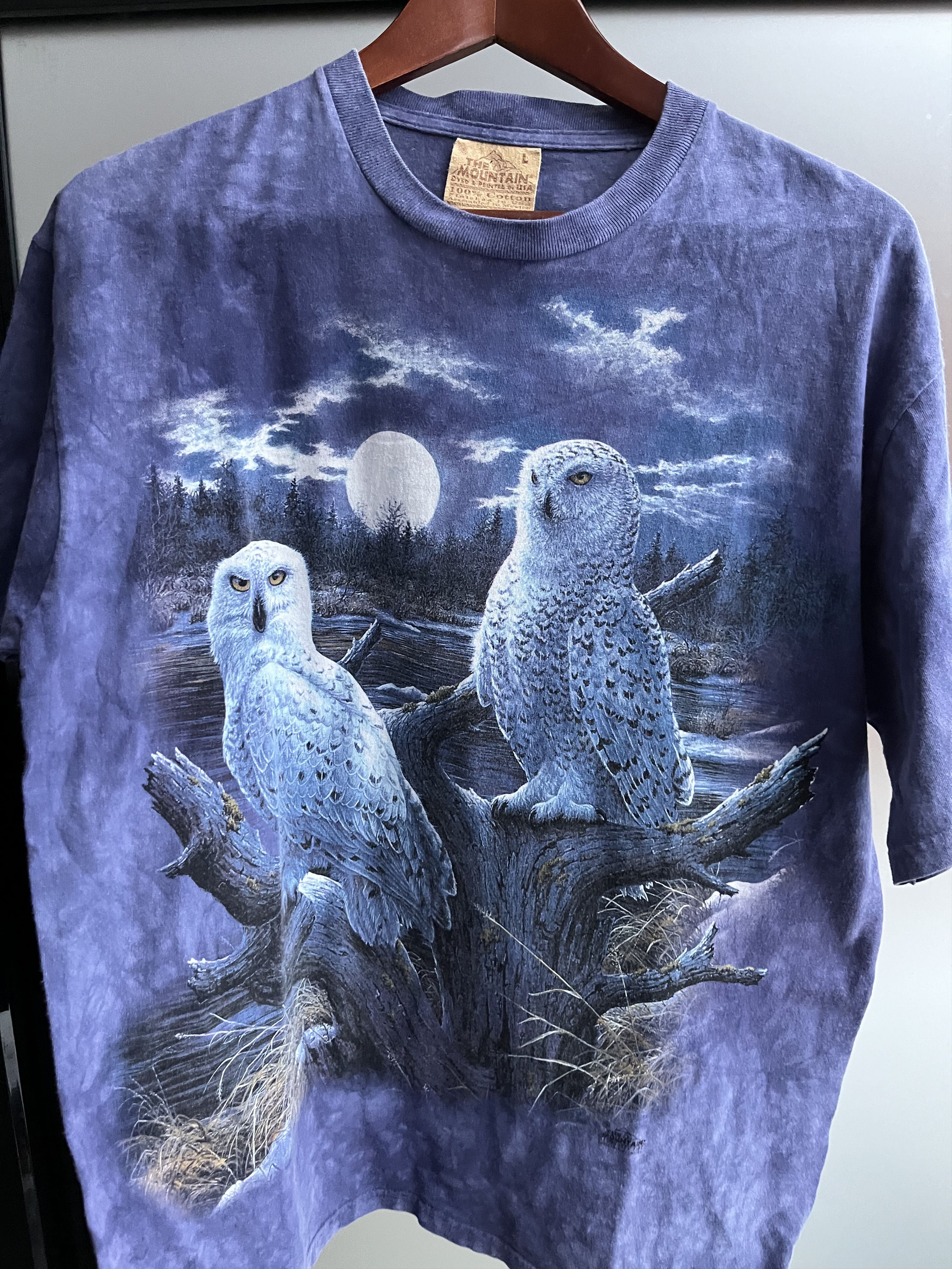 The Mountain The Mountain Snowy Owls Tie-Dye T-Shirt Size L Size US L / EU 52-54 / 3 - 1 Thumbnail