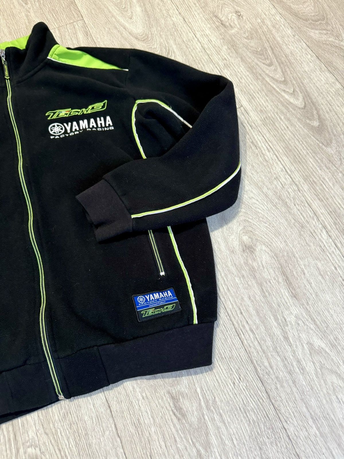 Yamaha 🔷Vintage Yamaha Racing Zip Sweatshirt Fleece 90s🔷 Size US S / EU 44-46 / 1 - 3 Thumbnail